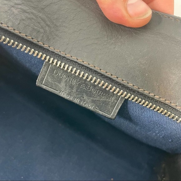 Dooney & Bourke Black Leather Mini Alto Dome Bag - Picture 7 of 9